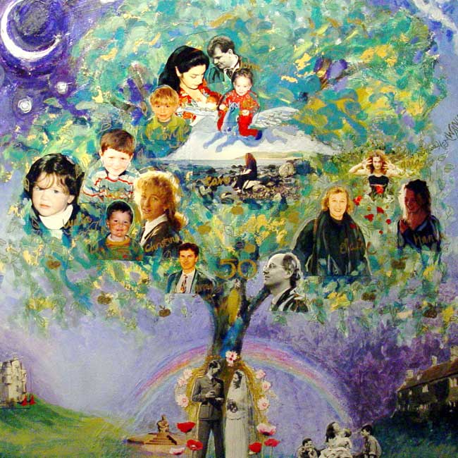 elkington family tree painting.