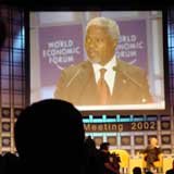 kofi annan at wef 2002.